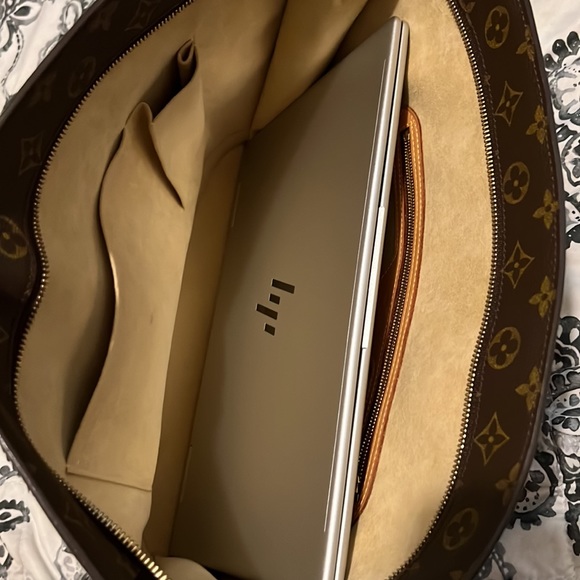 💎 LIKE NEW 💎 LAPTOP LOUIS VUITTON WORK ZIPPER HARD TOTE BABYLONE BUSINESS - Picture 12 of 13